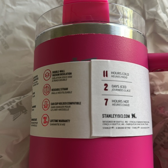 40 oz. Stanley, Cosmo Pink, limited edition, new in original box. - Picture 3 of 5